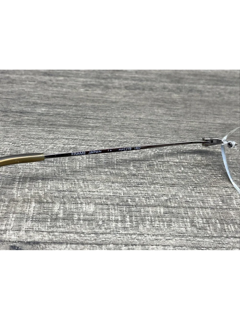 Calvin Klein 635 43 Eyeglasses Frames Silver Rimless Rim 48[]19-140 Frames Only